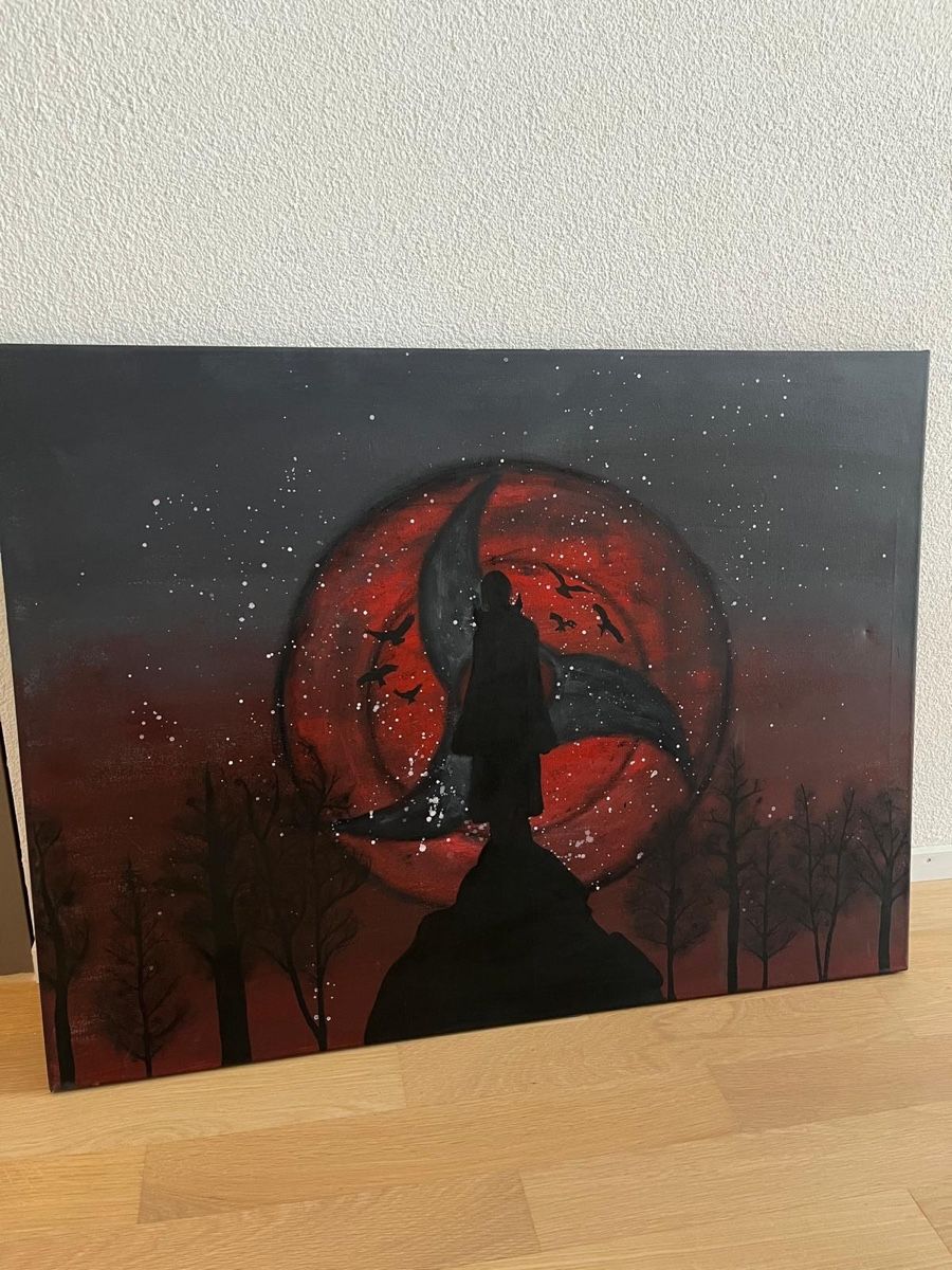 Dipinti: Gemälde Naruto Sharingan Itachi 90x70 – Usato da Zürich venduto da JasminNebl