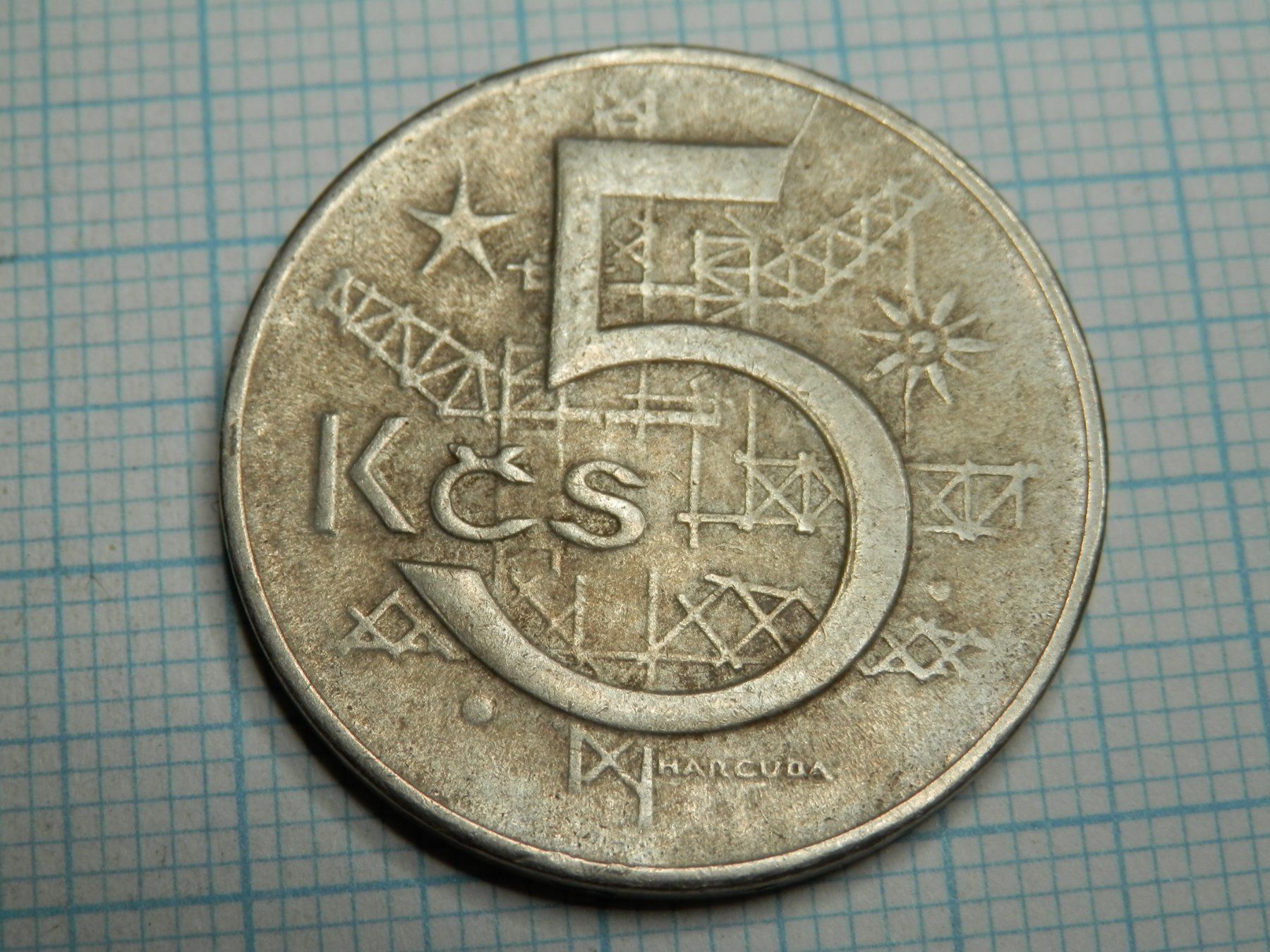 Tutti le monete: Tschechoslowakei 5 Kronen, 1973 – Usato da Weiach venduto da weiach81 1