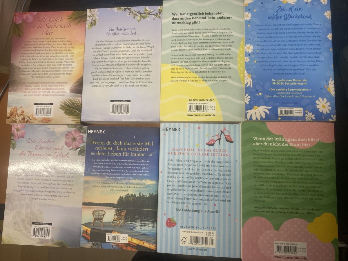 Libri: 8 Liebesromane Liebe Taschenbücher – Usato da Erlinsbach SO venduto da Silverstorm 1