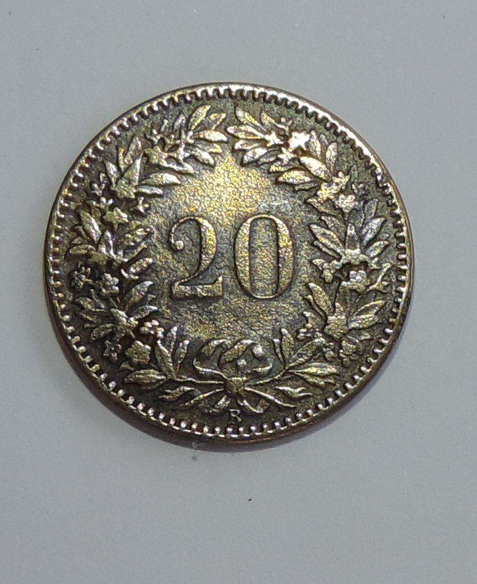 Toutes les monnaies: 20 Rappen 1859 – D'occasion à Gommiswald par Malediven2025 3