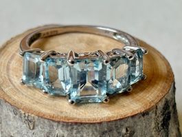 Topas Ring, Silber 925, Gr. 59