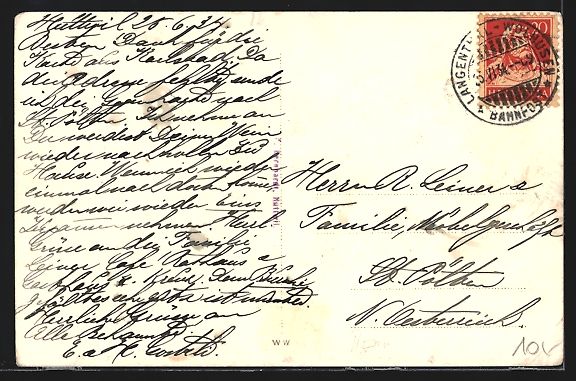 Cartoline postali: AK Huttwil, Am Stadthaus mit Wirtschaft – Usato da Berlin venduto da bartko-reher 1