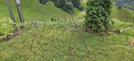 armiereisen, kugeln, garten, deko, rost, industrie