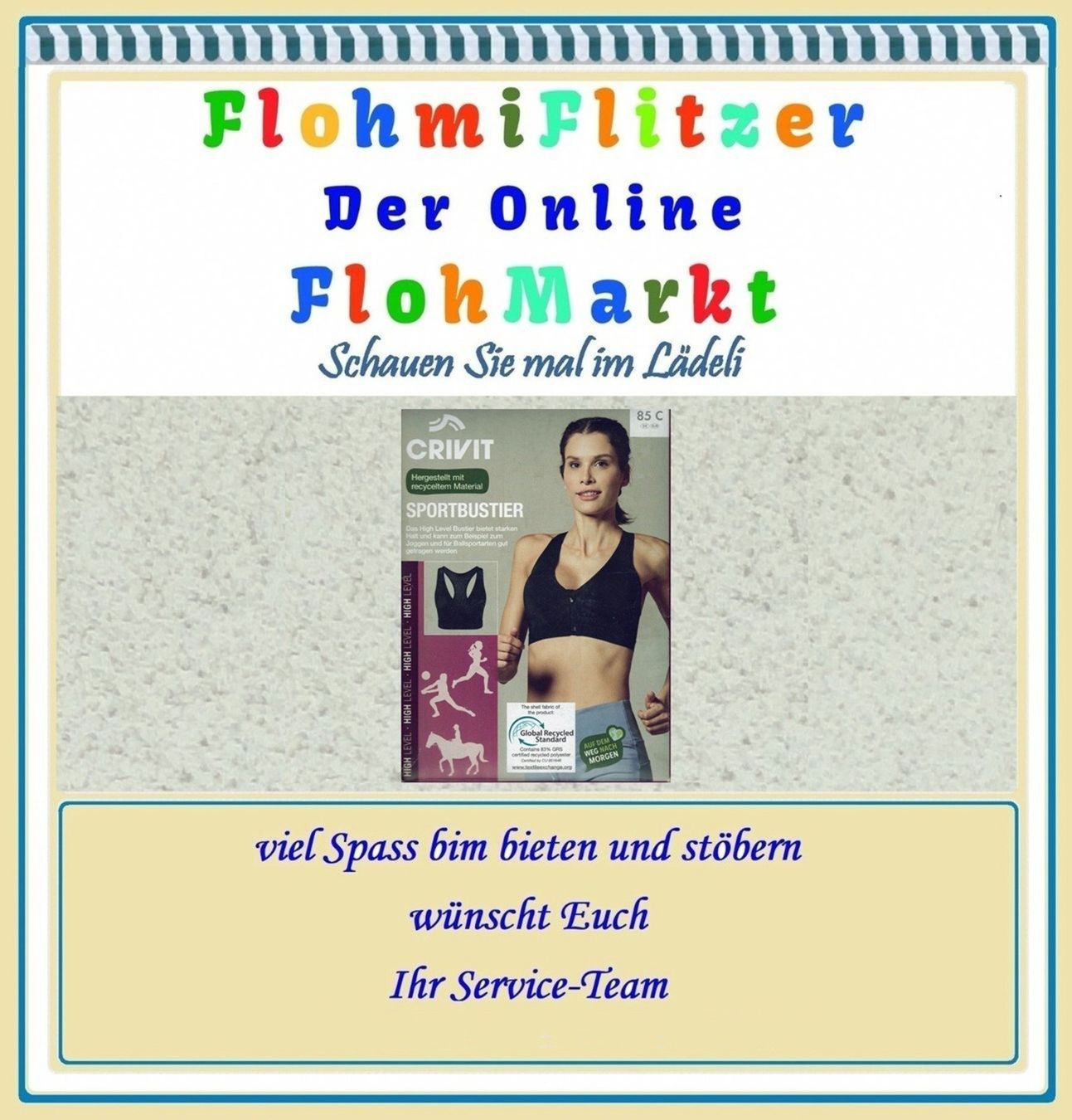 Altra biancheria intima: CRIVIT • SPORTBUSTIER – Nuovo e nell'imballaggio originale da Münchwilen TG venduto da FLOHMIFLITZER