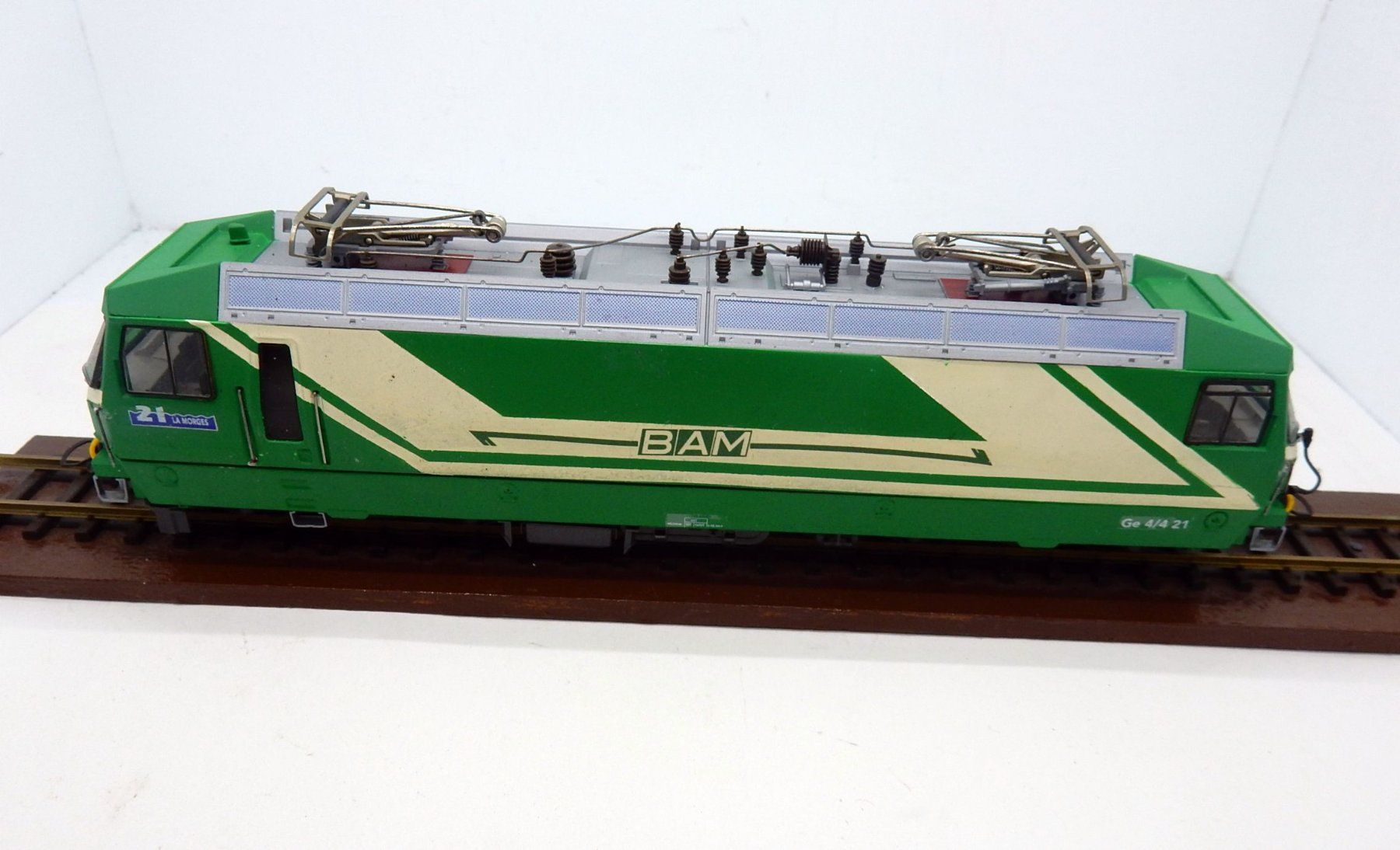 Bemo Modelleisenbahnen: Hom Bemo "BAM"  Ge 4/4  III - 21 "La Morges" - – Gebraucht aus Locarno von Gudrun2 4