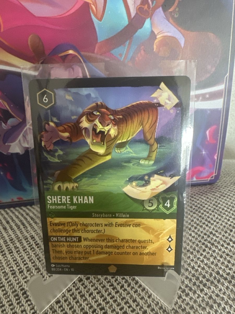 Disney Carte collezionabili: Shere Khan - Disney Lorcana - NM – Nuovo (secondo la descrizione) da Sirnach venduto da D.SecondChance