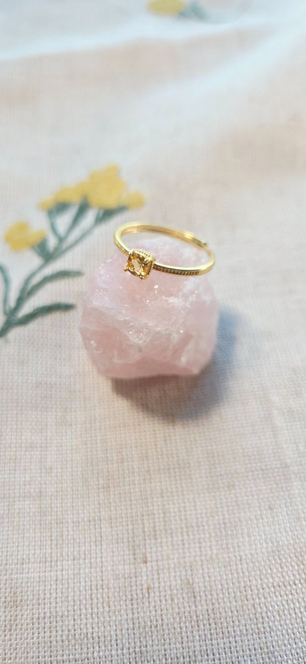 Anelli: NEW - S925 Citrine Ring (Adjustable) – Nuovo (secondo la descrizione) da Zürich venduto da cin_wcf6 3