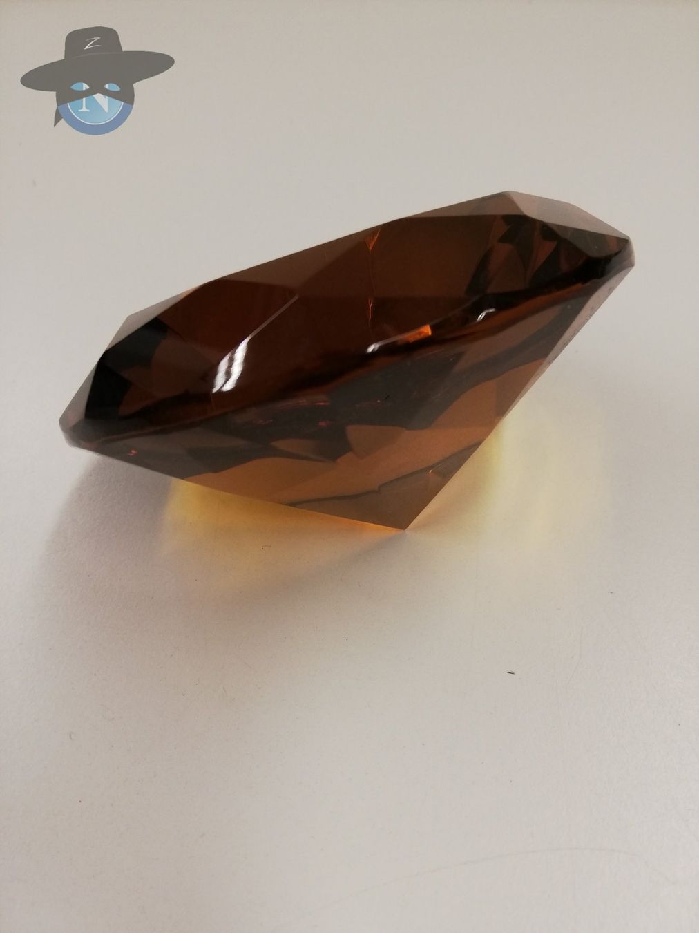 Tutte le decorazioni: Glas Diamant Amber-farben / 10 cm – Usato da St. Gallen venduto da zorro_dc 1