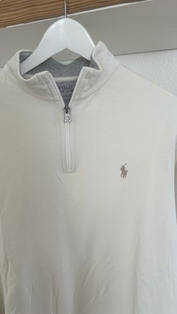 Ralph Lauren Quarter Zip (cream) Grösse L