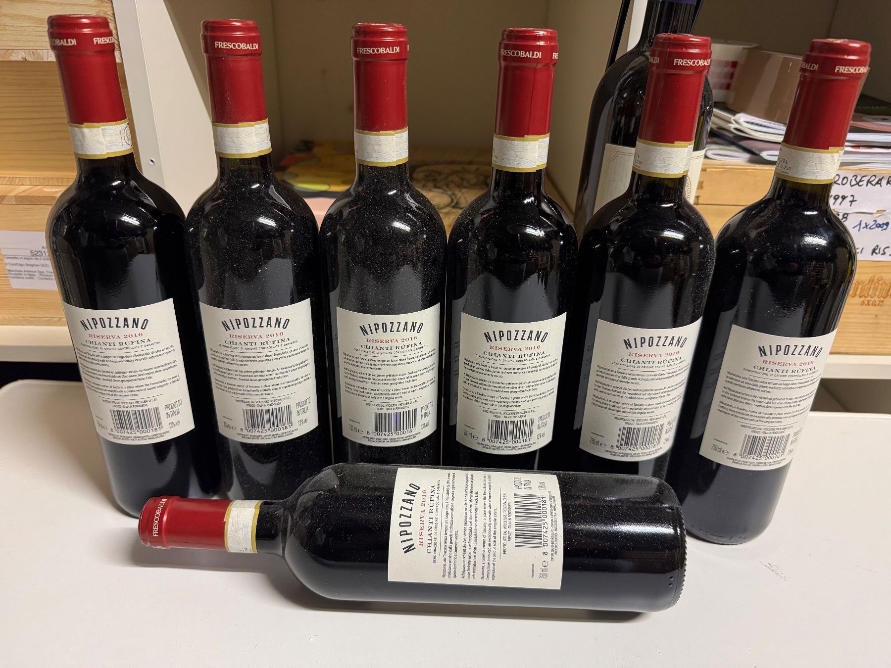 Wein: 7 FLASCHEN CHIANTI RISERVA 2016 DOCG NIPOZZANO FRESCOBALDI – Neu (gemäss Beschreibung) aus Bern von vb5bv 1