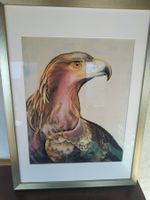 Seidenbild Adler 54/74