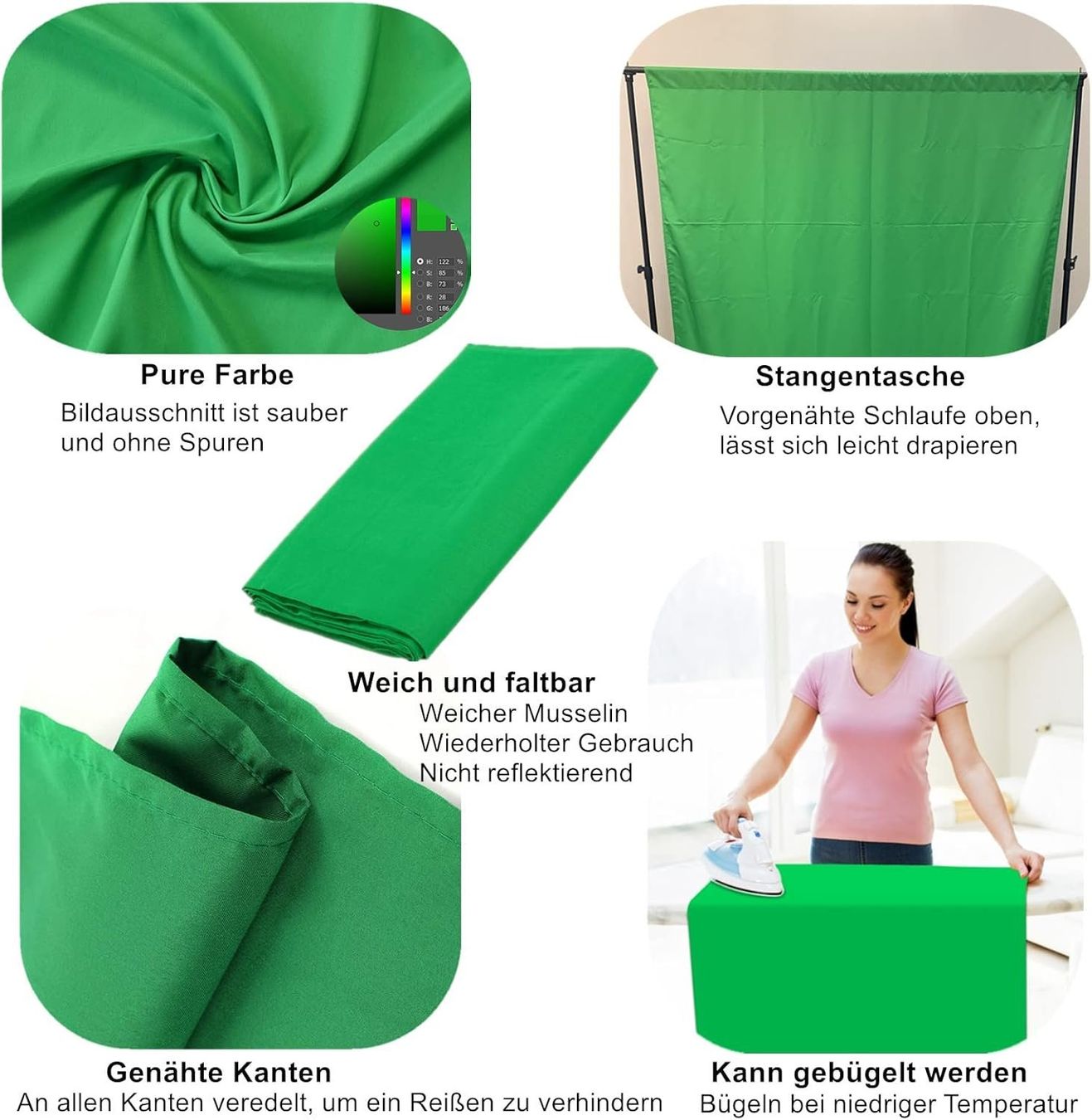Sonstiges Zubehör: Greenscreen für zu Hause – Gebraucht aus Cham von debsfuchs 2