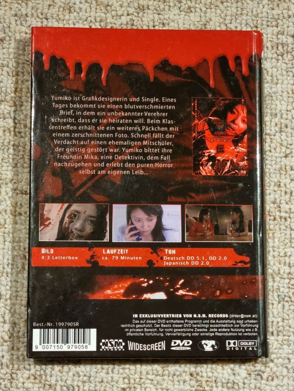 Alle DVDs: Tokyo Psycho, DVD Horror Hartbox – Gebraucht aus Winterthur von Belzarek 1