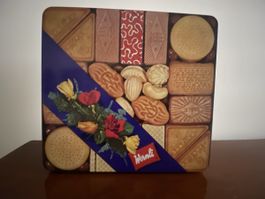 Scatola di latta vintage Wernli, da collezione, rara!
