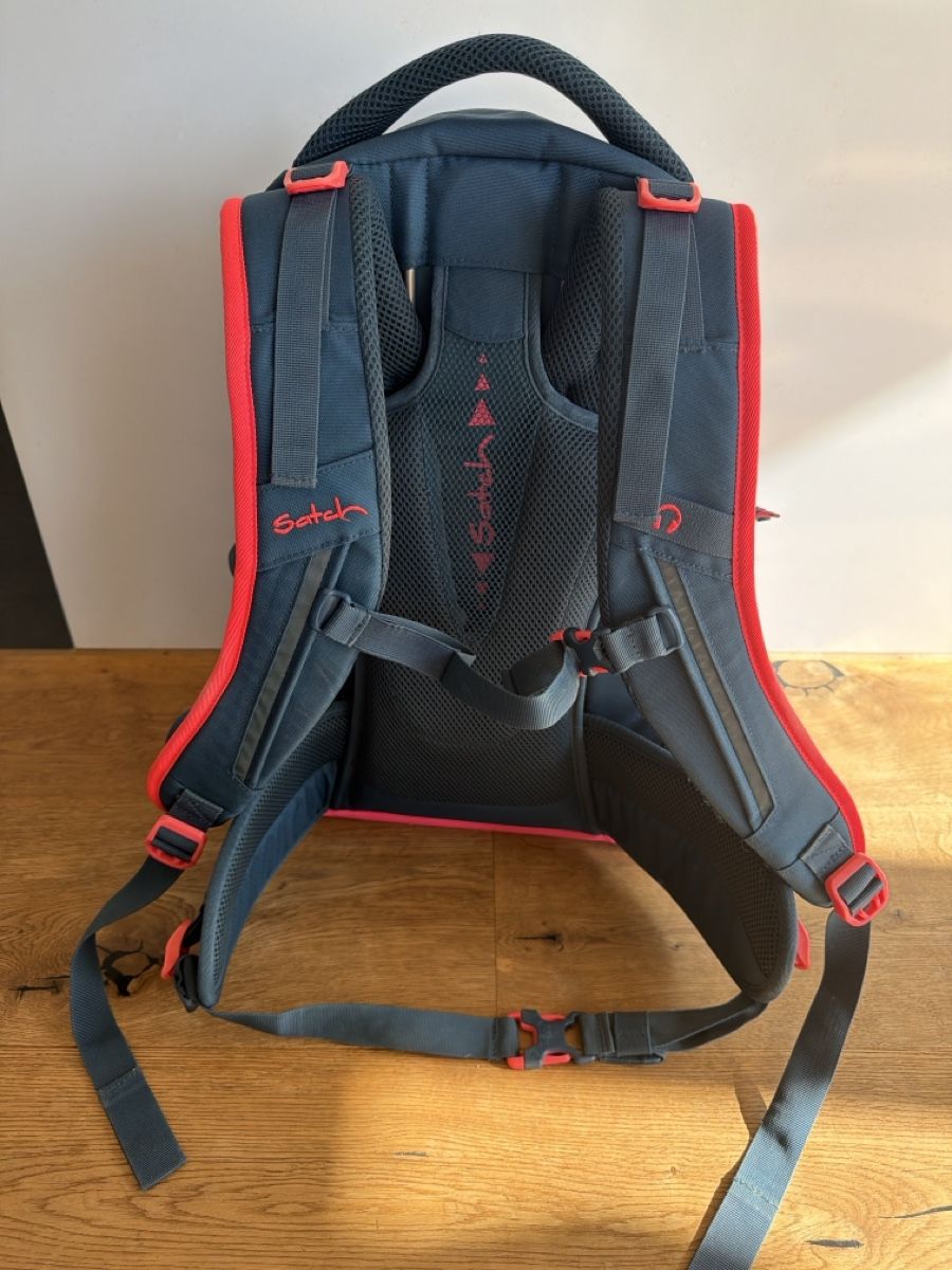 Satch Zaini: Satch Schulrucksack Blau/Pink  – Usato da Zug venduto da Trulli04 1