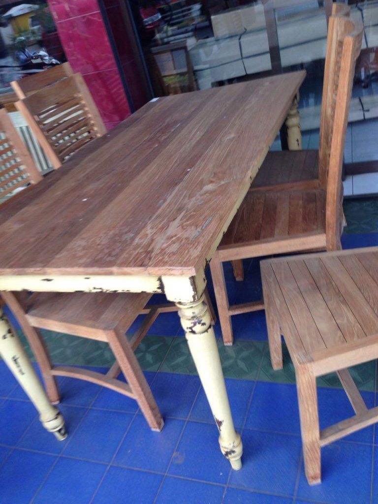 Set di tavolo e panche: SET Sitzgruppe Esstisch Sitzgarnitur Küchentisch Holztisch – Nuovo e nell'imballaggio originale da Daisendorf venduto da Wohn-Kult 4