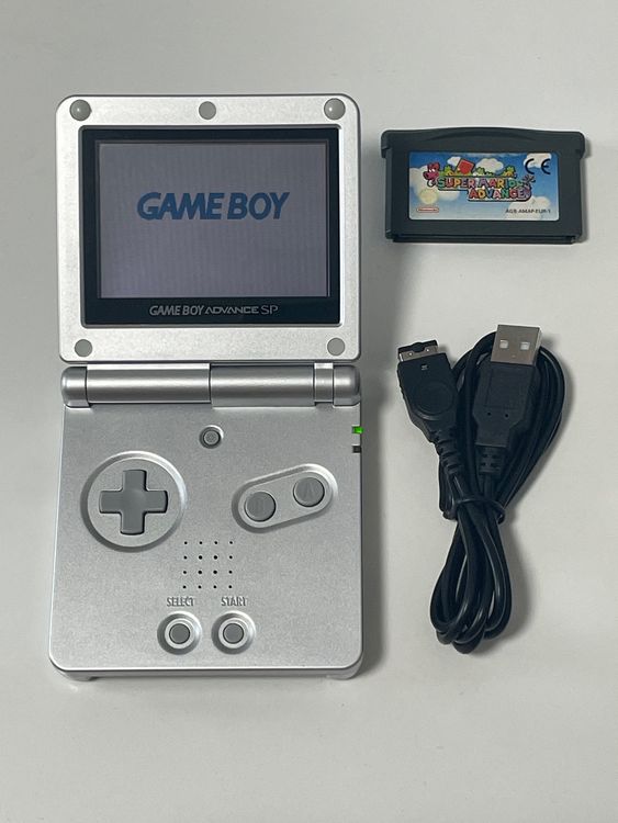 Gameboy Advance SP Silber + Mario Adv. (Gebraucht) in Mollis für CHF ...
