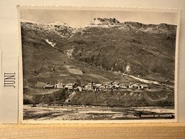 AK von Hinterhein mit Valserberg