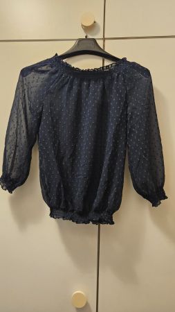 Blusa blu poliestere tg.S Chichoree