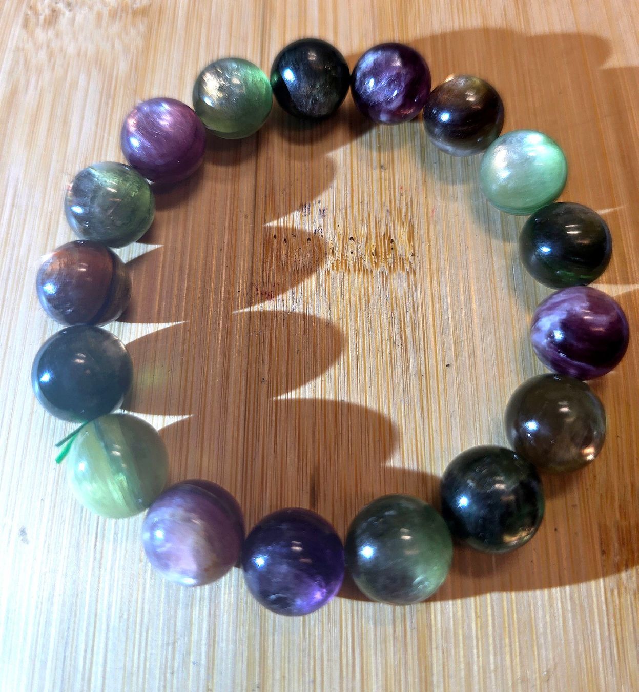 Mineralien & Heilsteine: Regenbogen Lepidolith Armband 12.7mm – Neu und originalverpackt aus Matzingen von Shay_Crystalz 1