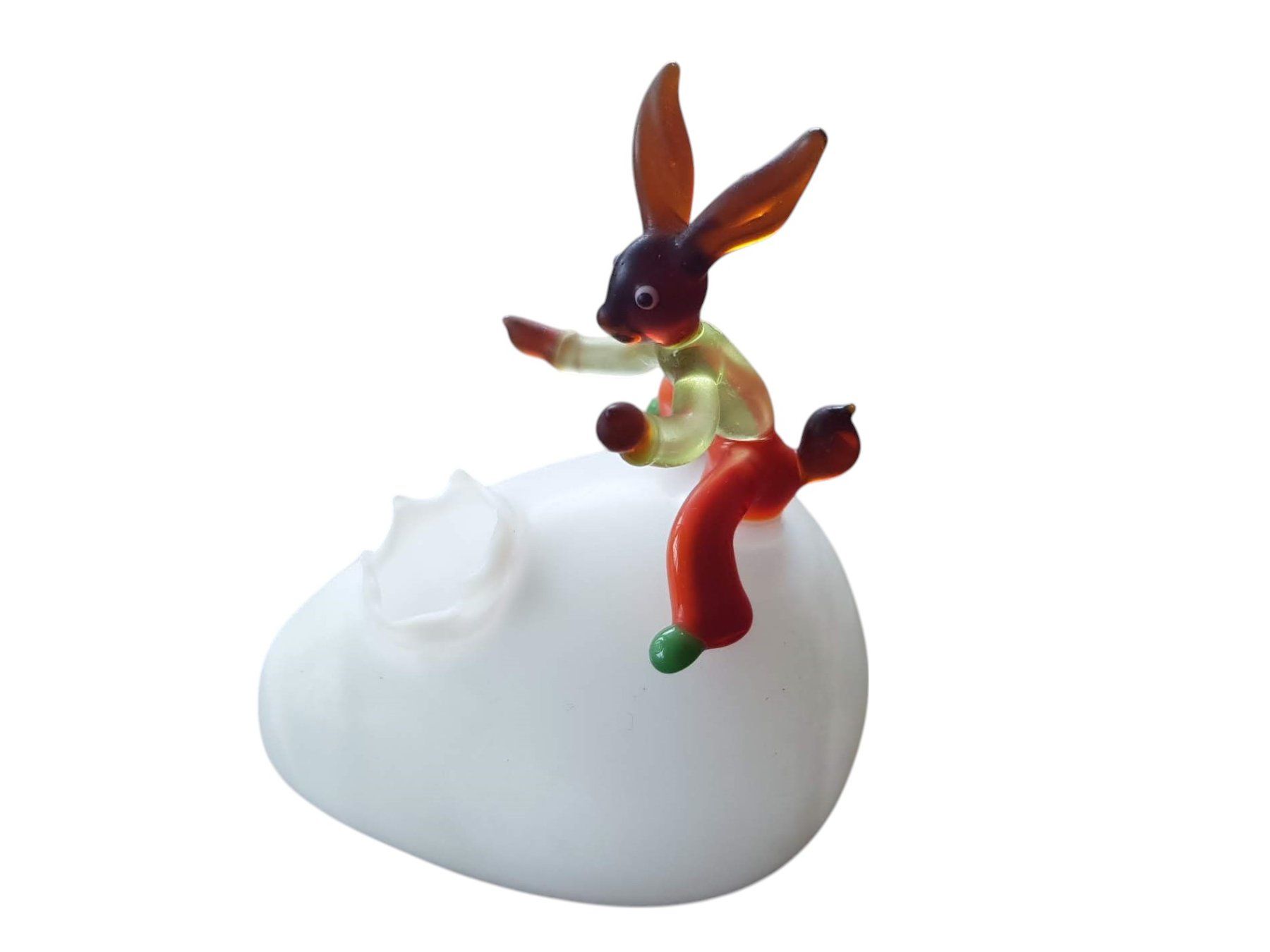 Statuette: Osterhase Glasfigur antik – Usato da Mörschwil venduto da antiksalon 1