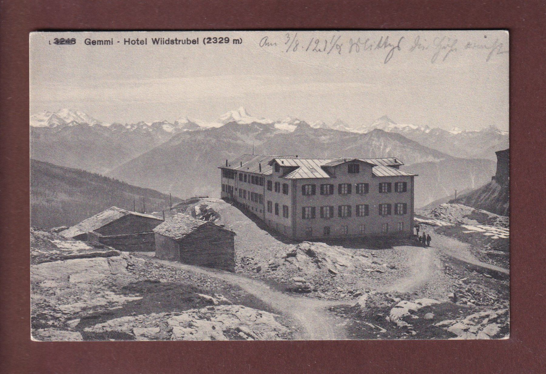Cartoline postali: GEMMI - Hotel Wildstrubel – Usato da Pully venduto da nicecards