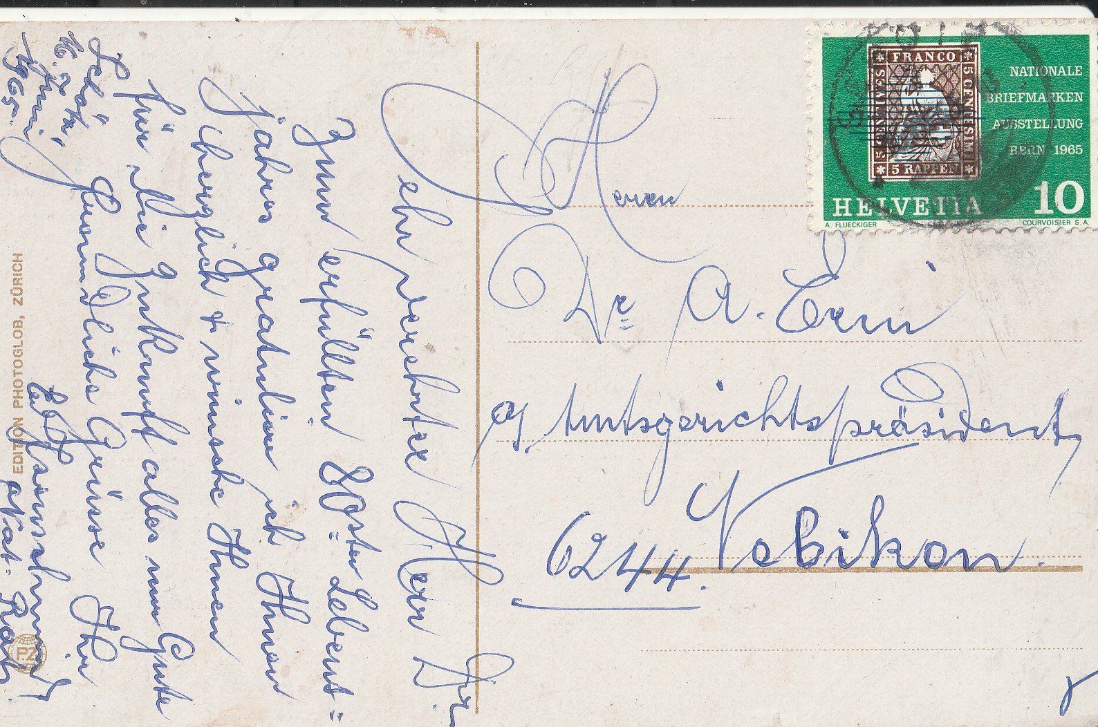 Cartes postales: Haus Rütli – D'occasion à Lumbrein par made02 1