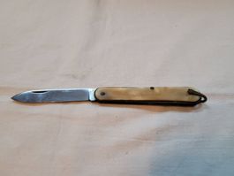 Couteau de poche vintage, manche en os, collection! (179)