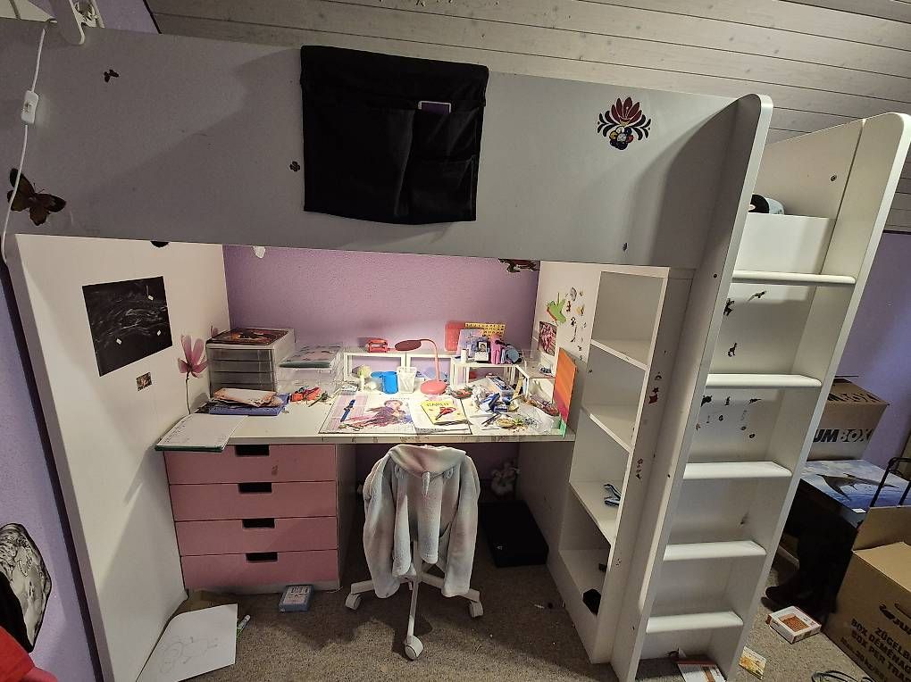 Letti: SMÅSTAD Kinder Hochbett – Usato da Hagenbuch ZH venduto da masp85