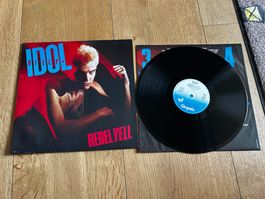 LP Vinyl Billy Idol - Rebel Yell 1984 neuwertig