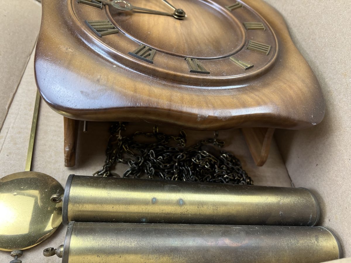 Orologi: Schöne Holz Uhr mit Gewichten – Usato da Hallau venduto da R.R.91 2
