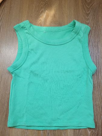 Débardeur vert clair C&A femme taille S neuf
