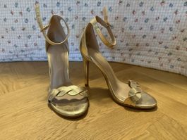 Goldige Highheels, Grösse 36