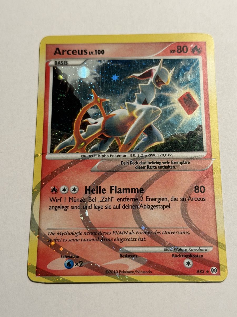 Pokémon Sammelbilder & Trading cards: Pokemon Arceus AR3 DE – Gebraucht aus Uster von l_cards 1