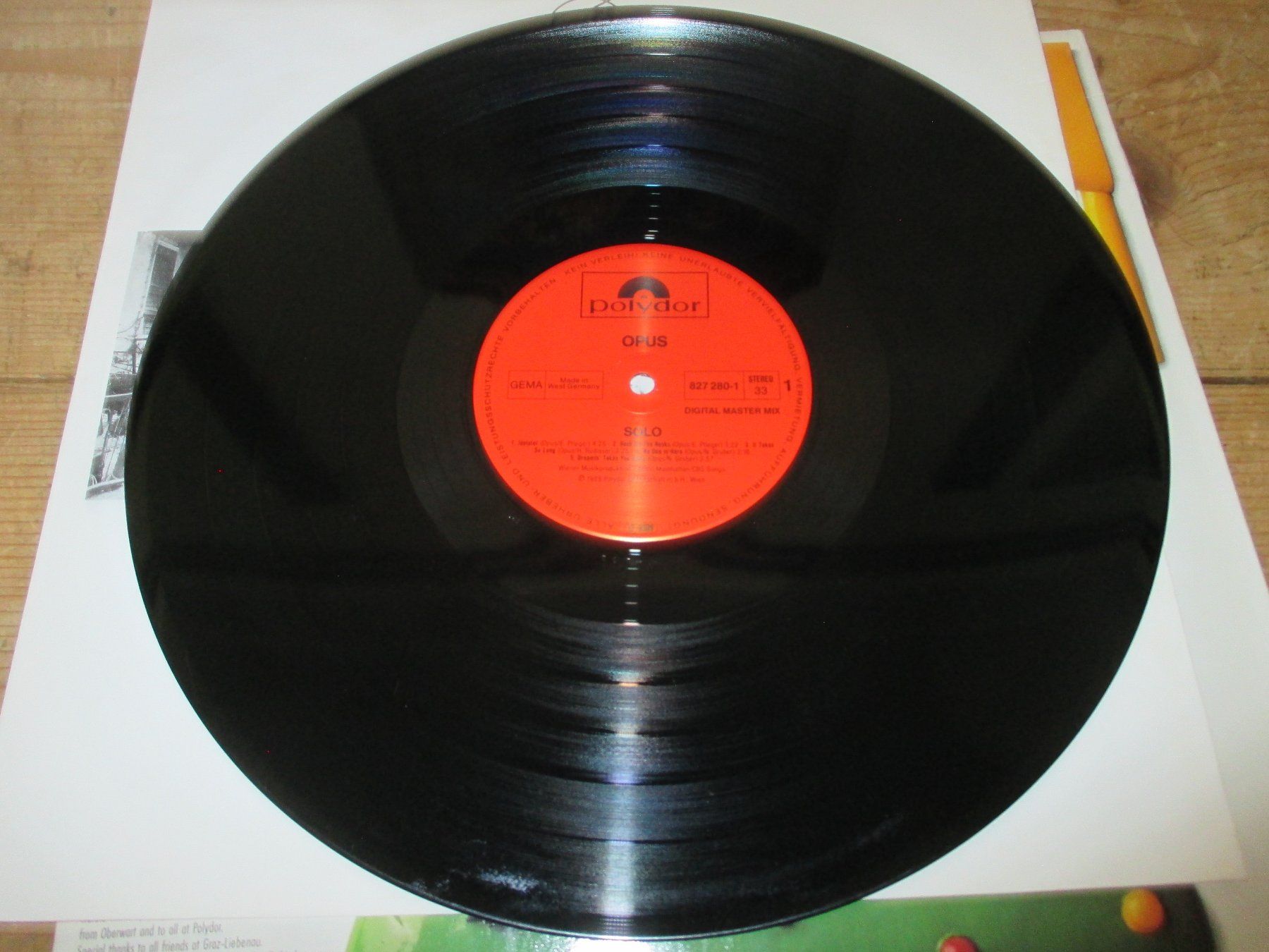 Schallplatten: OPUS Solo LP – Gebraucht aus Flims - Dorf von Stagediver 4