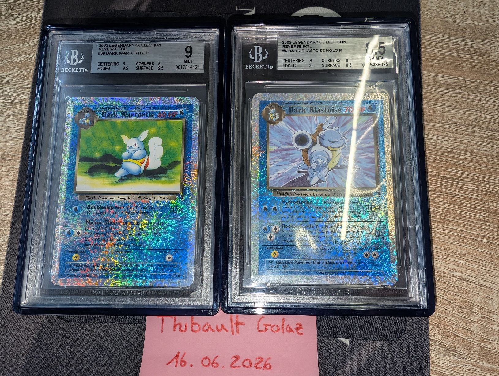 Pokémon Carte collezionabili: Pokemon Legendary Collection Dark Wartortle & Blastoise BGS – Usato da Morges venduto da TCG_Golaz