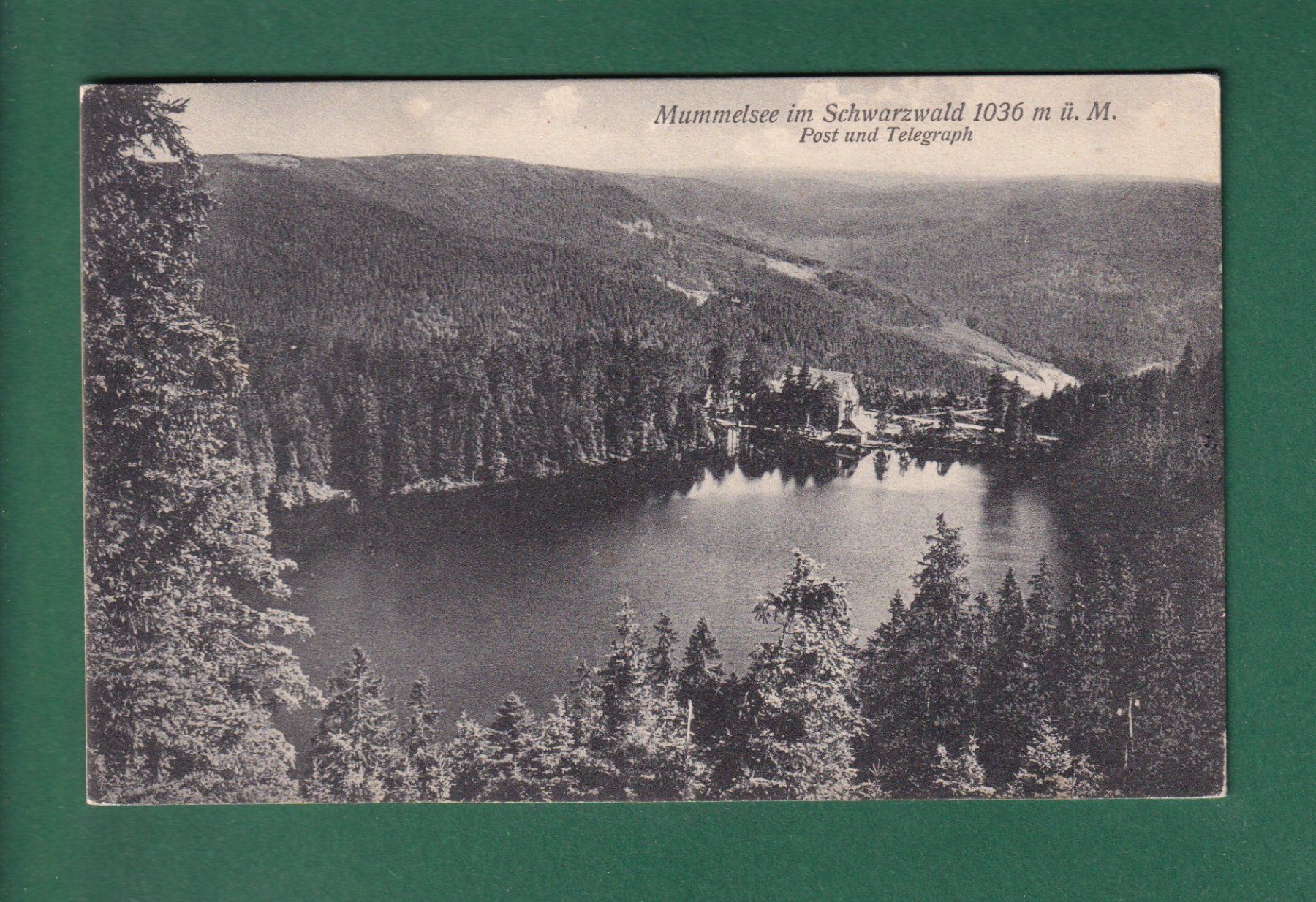 Cartoline postali: MUMMELSEE - Post und Telegraph - 1934 – Usato da Pully venduto da nicecards-shop