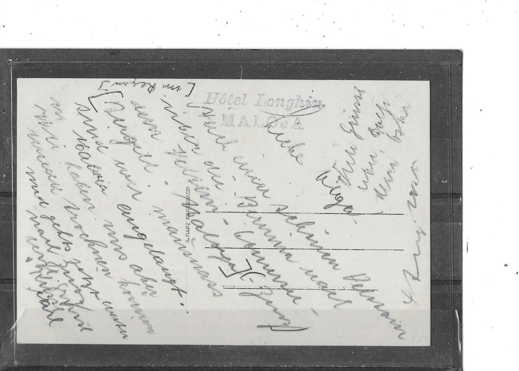 Cartoline postali: GR Maloja – Usato da Schocherswil venduto da Wilare 1
