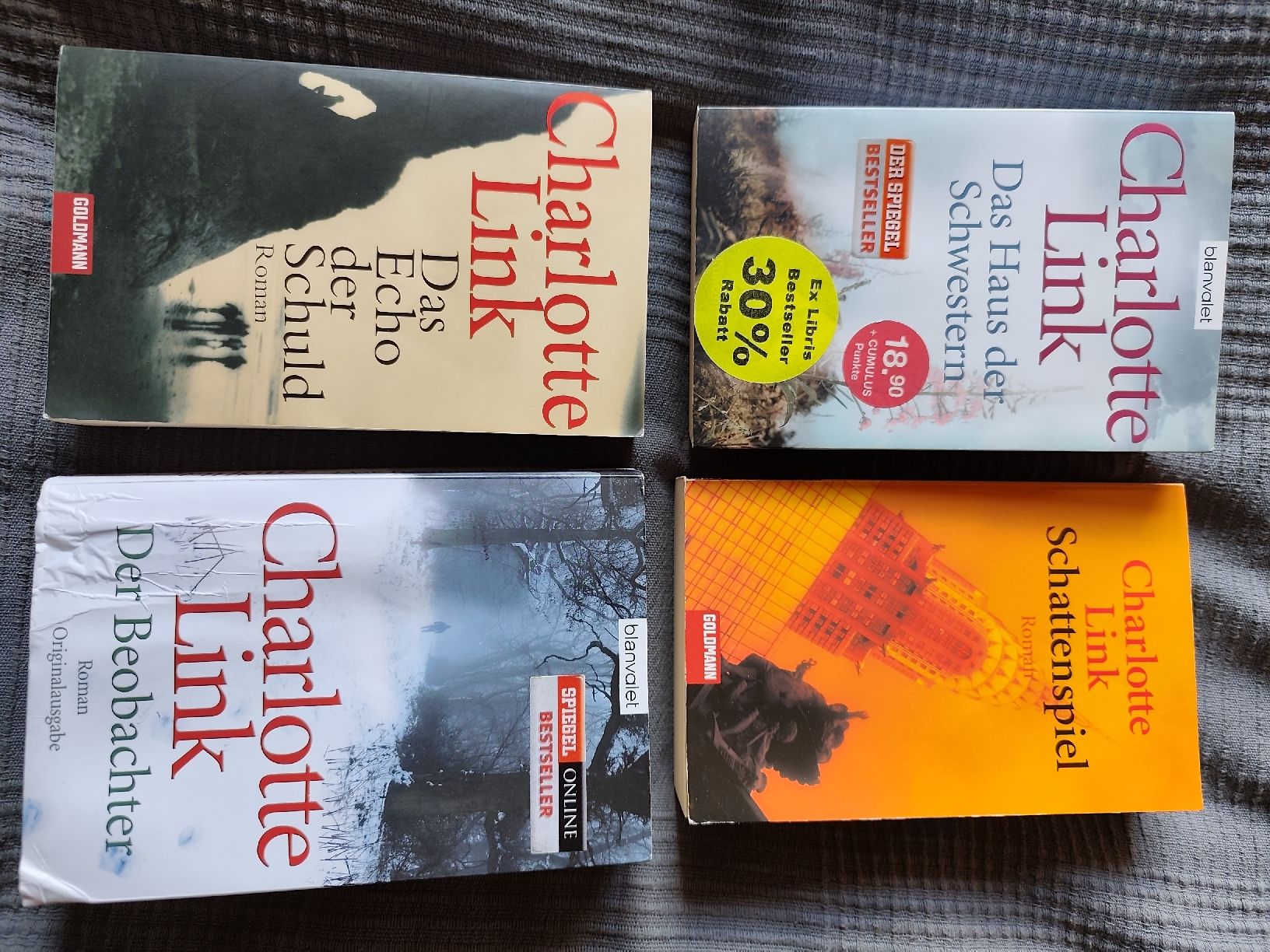 Libri: Charlotte Link - 4 Bücher - – Usato da Putz venduto da olivia_1986