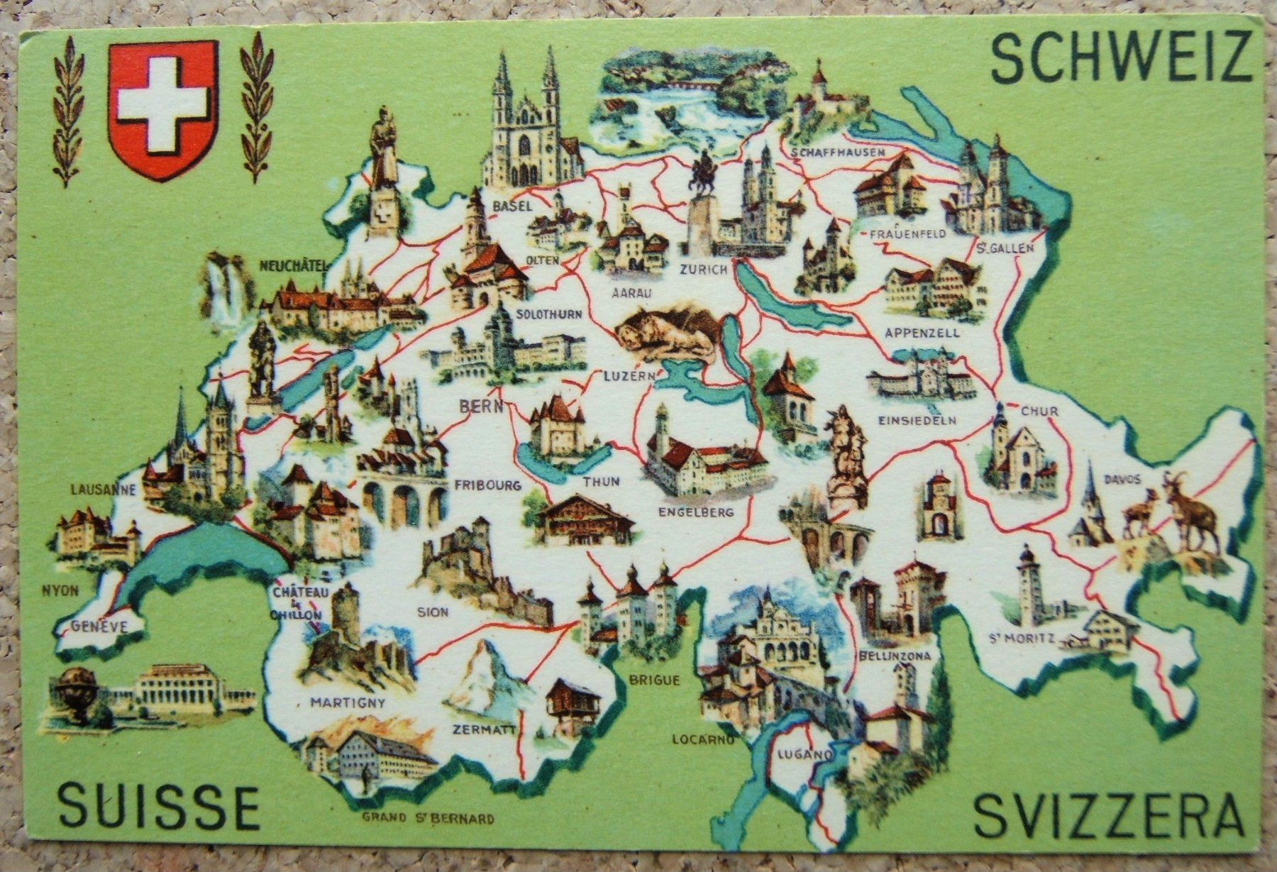 Cartoline postali: AK SCHWEIZ - SUISSE - SVIZZERA – Nuovo (secondo la descrizione) da Brunnen venduto da Nonne04