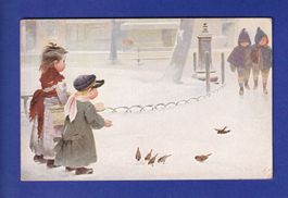 ENFANT - Du pain aux oiseaux
