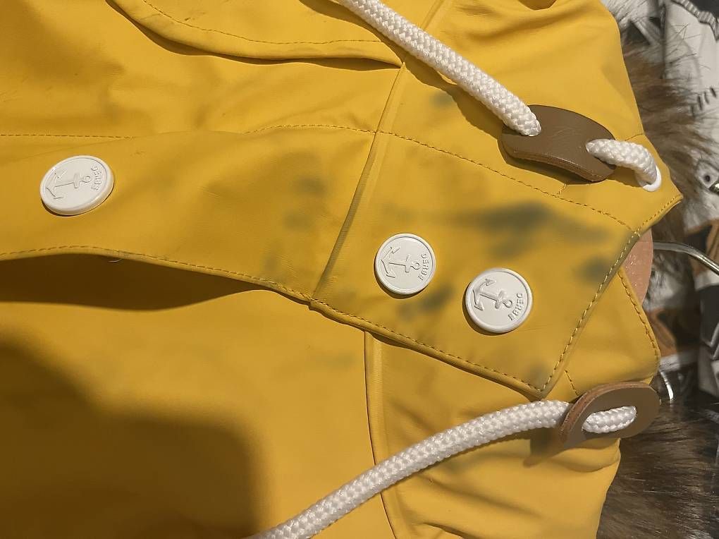 Giacche: Regenjacke gelb von Derbe Gr. 36 – Usato da Röschenz venduto da Va.ni.ni 4