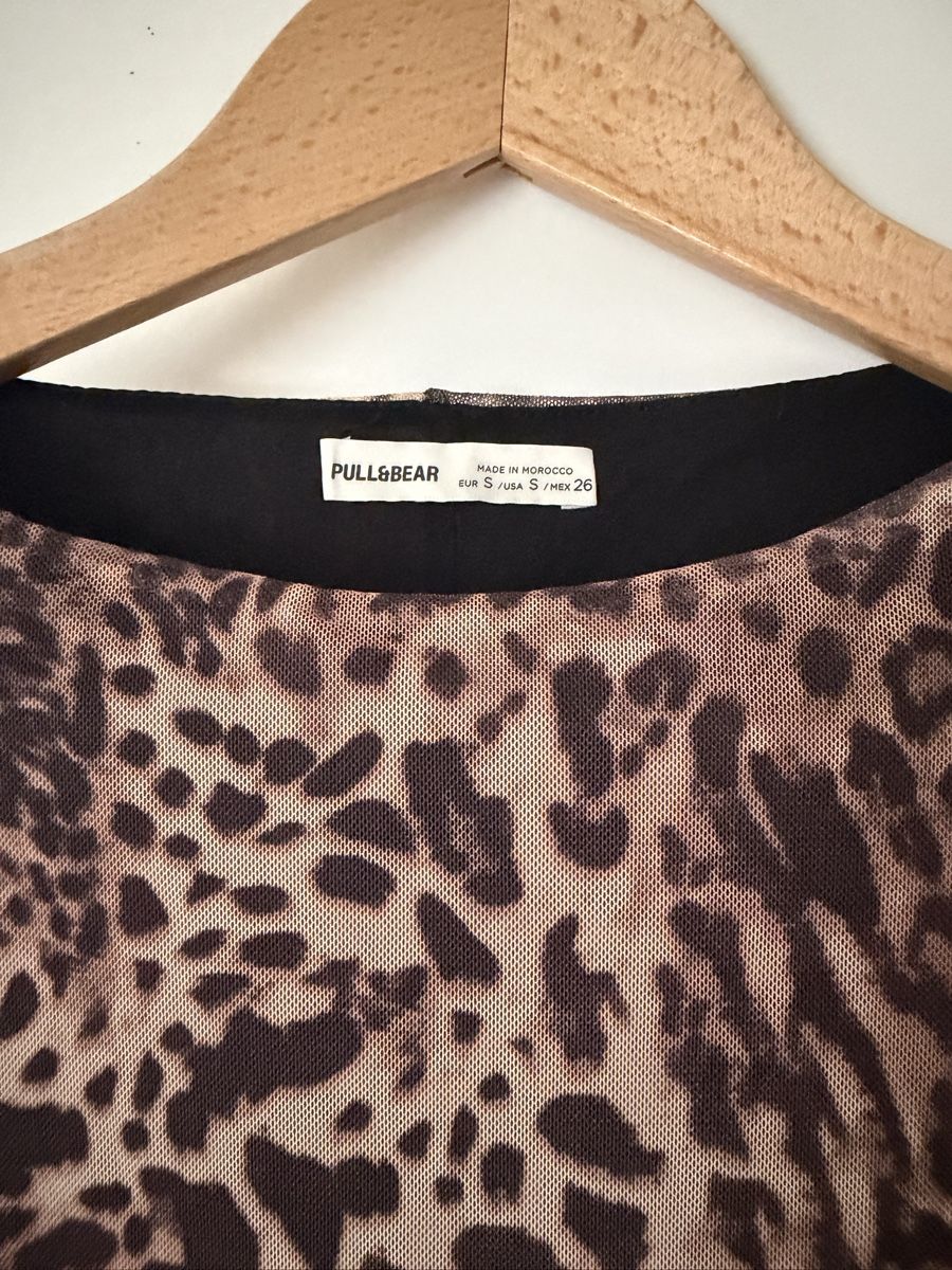 Pull&Bear Vestiti: Pull & Bear Leopard Print Kleid Grösse S – Nuovo (secondo la descrizione) da Weiach venduto da nou_t2x8 1