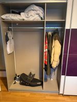 Sliding Door Wardrobe - Modern Purple Accents 