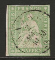 1855 : Strubel Nr. 26C, Ranstück, geprüft