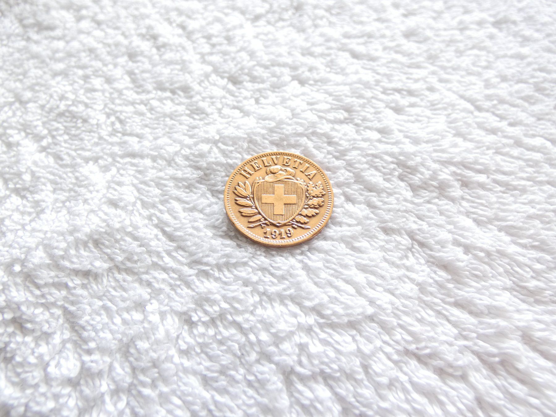 Tutti le monete: 2 centimes/rappen 1919 – Usato da Nyon venduto da Ilmi09