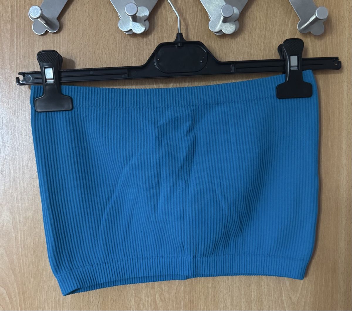 Pull&Bear Top: Top bandeau côtelé bleu – Nuovo (secondo la descrizione) da Ins venduto da maximal_30CHF
