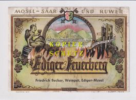 Etikette - Ediger Feuerberg /bd