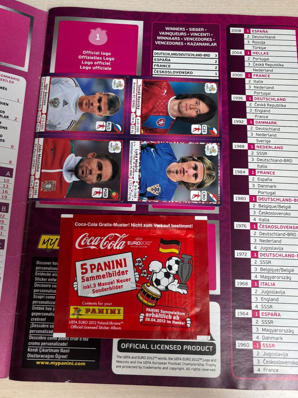 Panini Carte collezionabili: Panini EM 2012 komplett – Usato da Rheineck venduto da roh_b2yn 1