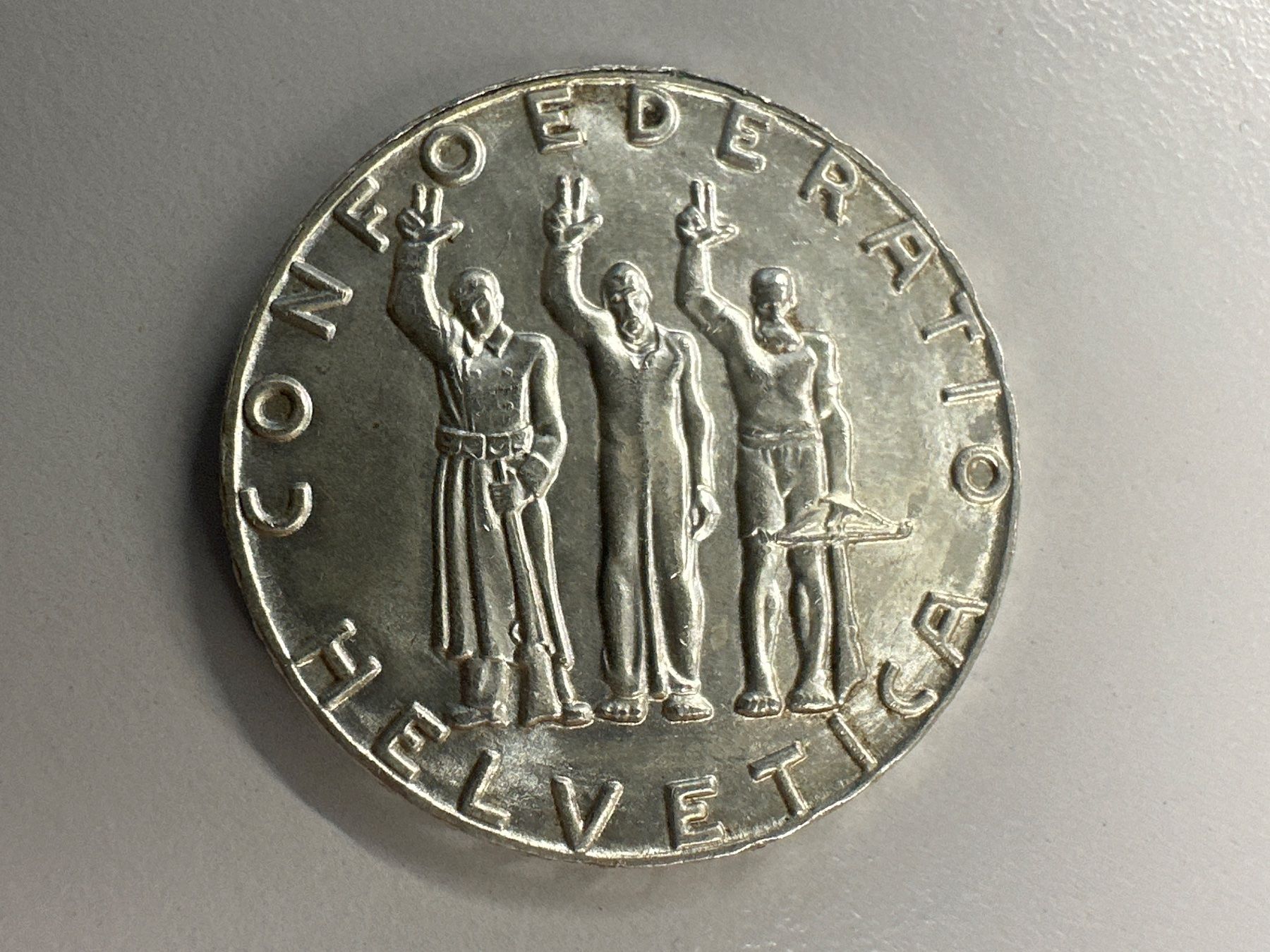 Toutes les monnaies: 5 Fr. Silber Schweizer Bundesfeier 1941 – D'occasion à Herisau par herau